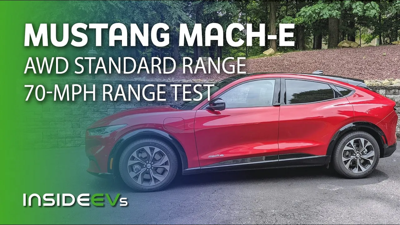 Mustang Mach E Standard Range AWD 70-MPH Range Test