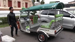 First electric tuk tuk in Chiang Mai
