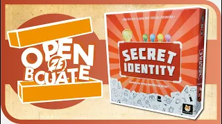 Secret Identity - Unboxing