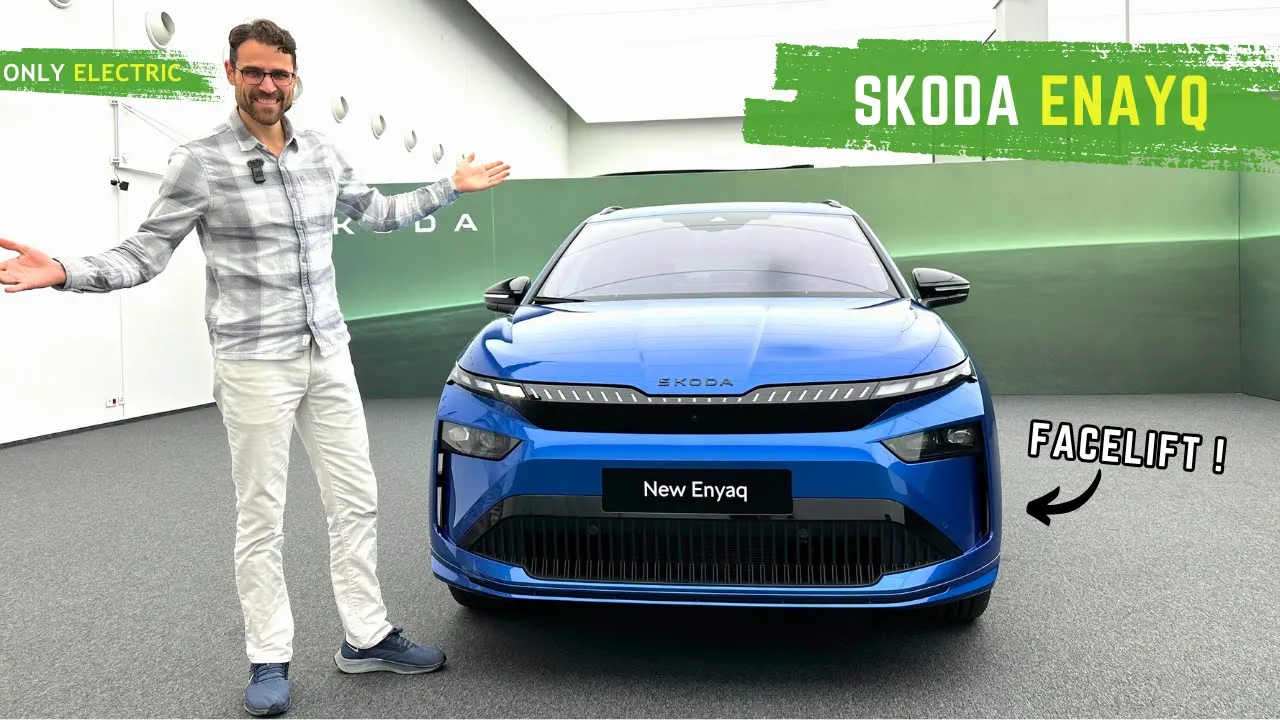 Skoda Enyaq 2025 facelift - Almost a new car !