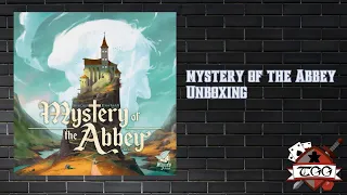 Mystery of the Abbey Unboxing | Classic Deduction Board Game First Look