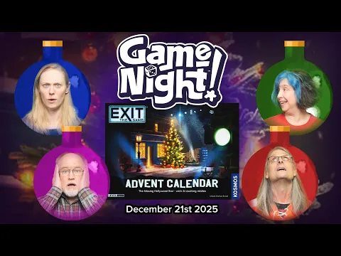 GameNight! 24 Days of Christmas Day 21 - Exit: The Game Advent Calendar - The Missing Hollywood Star