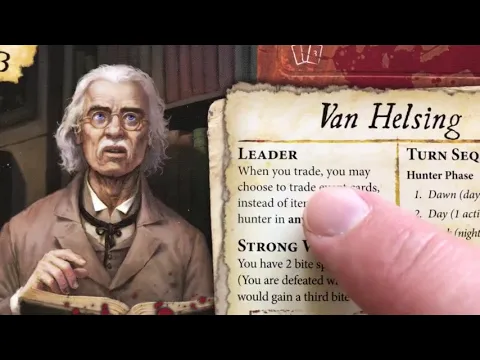 Fury of Dracula (3rd Edition) Setup, How To Play, Example Turns