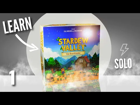 Stardew Valley | Solo Board Game Playthrough and Tutorial (Part 1)