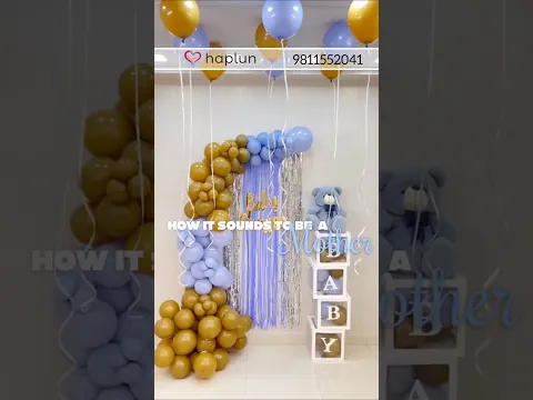 Baby Shower Balloon Decor