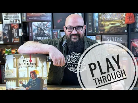 Pax Renaissance 2nd edition- playthrough (with explanations) how to play