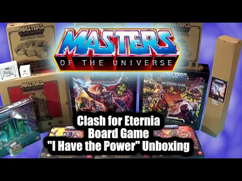 Masters of the Universe: Clash for Eternia - Kickstarter "I Have The Power" Pledge Unboxing