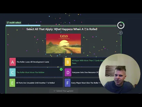 7 Wonders Duelist takes CATAN Quiz | Settlers of CATAN