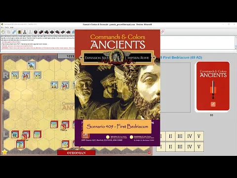 Commands & Colors: Ancients Tutorial Playthrough - Scenario 409 First Bedriacum