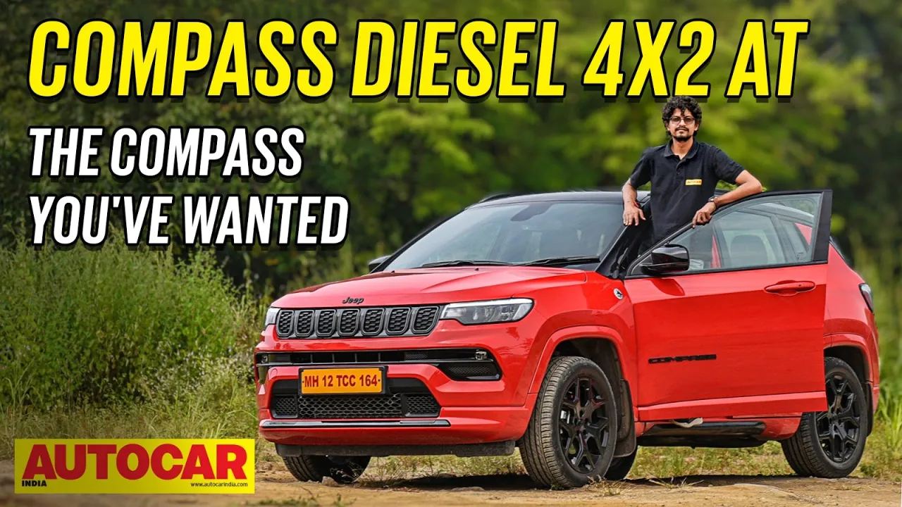 Jeep Compass 4x2 AT review - 2WD diesel now with an automatic gearbox | First Drive | Autocar India