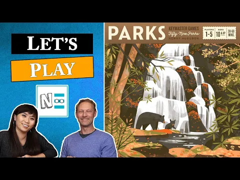 How to Play PARKS! Teach and Full Playthrough - Board Game Video