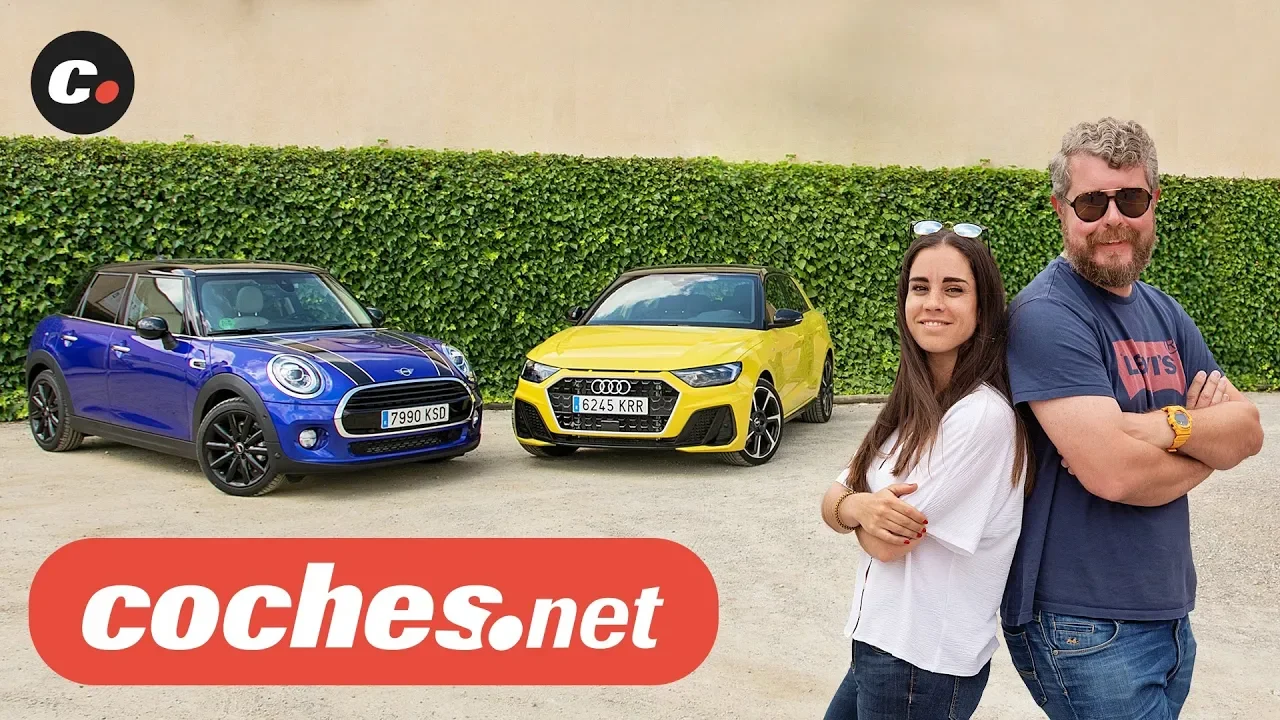 Audi A1 Sportback vs MINI Cooper | Prueba Comparativa / Test / Review en español | coches.net