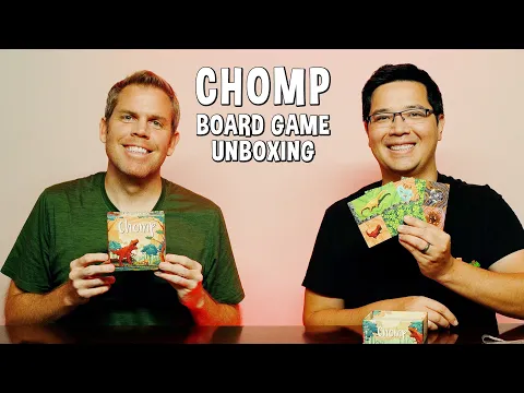 Unboxing Chomp - Small Box Dinosaur Board Game