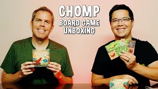 Unboxing Chomp - Small Box Dinosaur Board Game