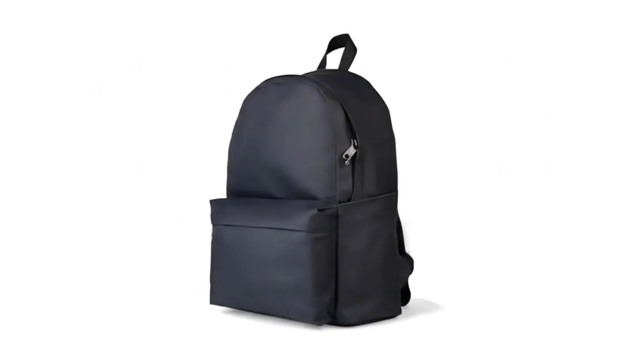 Міський рюкзак 25 л Чорний з відділенням для ноутбука (Нейлон 600D)