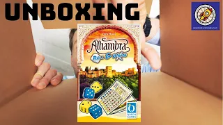 Alhambra Roll & Write Unboxing