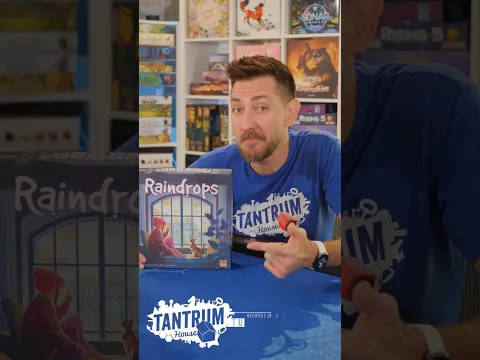 Raindrops Board Game Spotlight | A Cozy Pattern-Building Strategy Game #boardgames #shorts