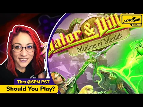 Should you Play Valor & Villainy: Minions of Mordak? - A Board Game Playthrough and Discussion