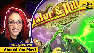 Should you Play Valor & Villainy: Minions of Mordak? - A Board Game Playthrough and Discussion