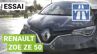 Essai NOUVELLE Renault ZOE : autonomie sur autoroute