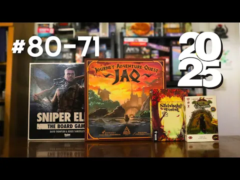 My Top 100 Board Games (2025) — Episode 3 (80–71)