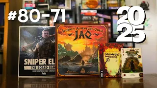 My Top 100 Board Games (2025) — Episode 3 (80–71)