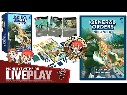 GENERAL ORDERS: WORLD WAR II || OSPREY GAMES || BOARD GAME LIVE PLAY