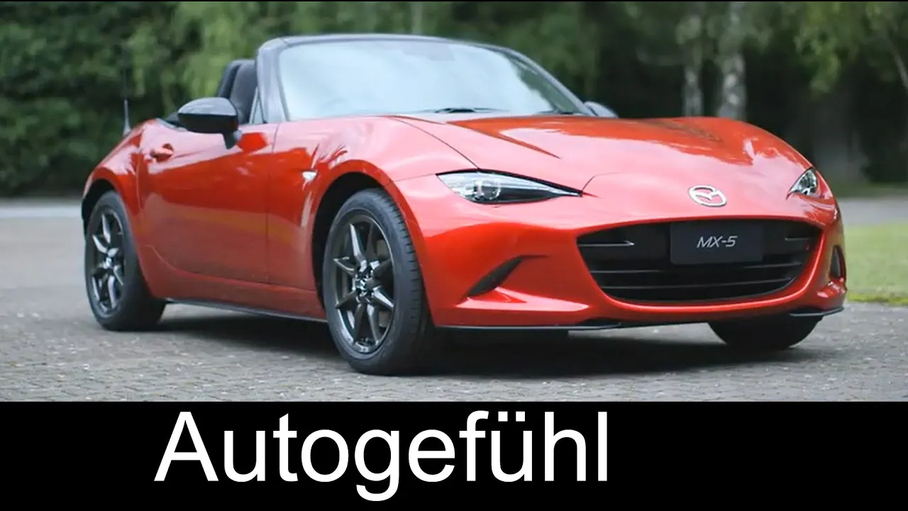Mazda MX-5 Miata Roadster exterior interior all-new neuer 2016 - Autogefühl
