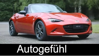 Mazda MX-5 Miata Roadster exterior interior all-new neuer 2016 - Autogefühl