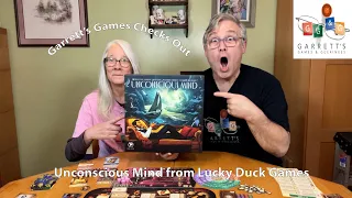 Garrett's Games Reviews Unconscious Mind from Lucky Duck Games