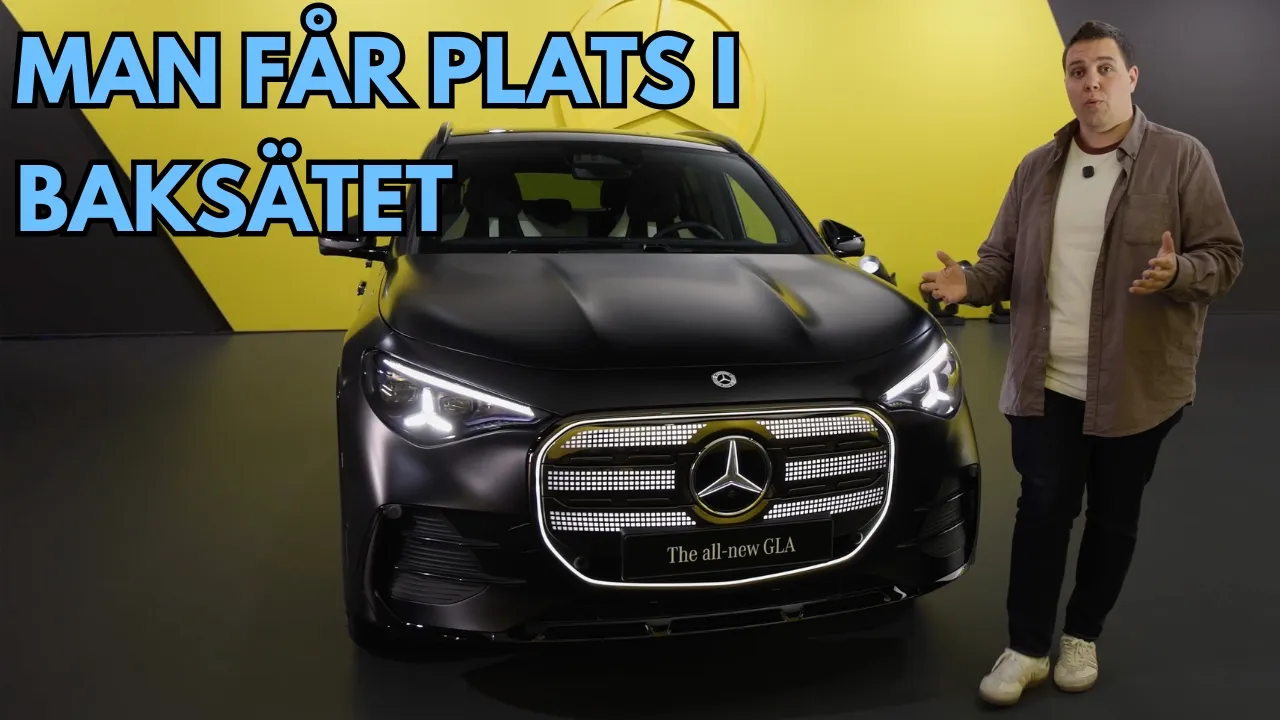 Premiär för nya Mercedes GLA | "Minstingen" med 2 ton dragvikt
