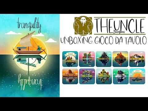 [Unboxing] Tranquillity - Kickstarter ENG - Gioco da Tavolo ITA