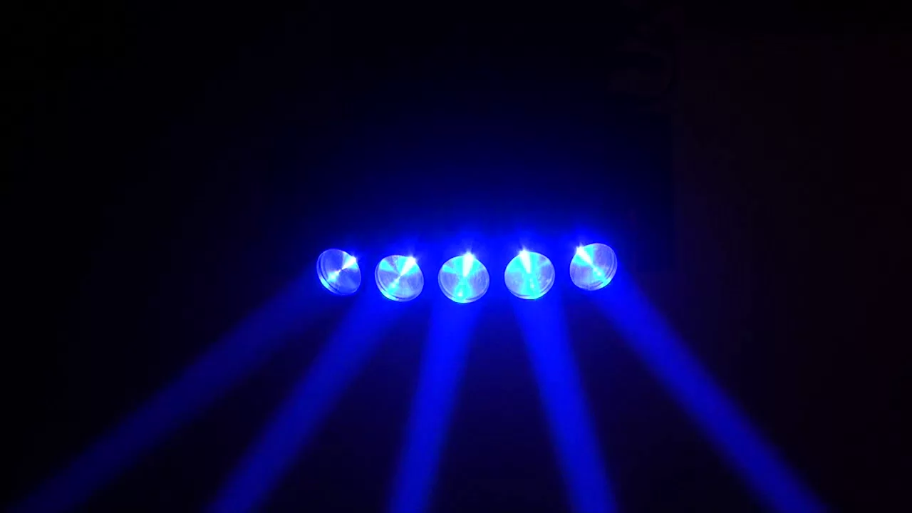 Product video thumbnail for Epsilon X-Beam RGBW LED Moving Head Effect Light