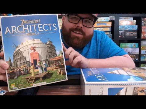 7 Wonders Architects Medals Unboxing