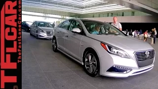 2016 Hyundai Sonata Hybrid & Plug-In Quick Drive Review: MoreTech & More MPG-E's