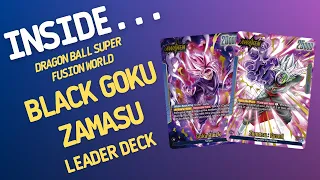 Inside…Black Goku & Zamasu Leader Deck - Fusion World - Dragon Ball Super Card Game (4K 60fps)