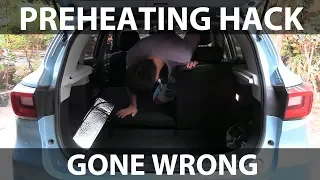 MG ZS EV preheating trick failed