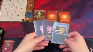 Slay the Spire: The Board Game - Ascension 3 Defect Solo Playthrough (Act 1)