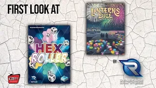 HexRoller and Lanterns Dice: Lights in the Sky by Renegade Game Studios at GAMA 2019
