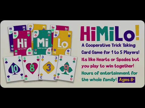 Hi MiLo! Co-Op Trick Taking Game HOW TO and GAMEPLAY