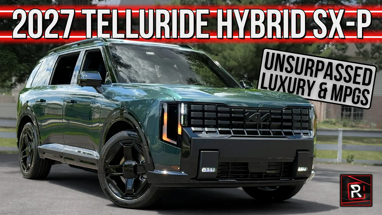 The Best 3-Row Family SUV? | 2027 Kia Telluride SX Prestige X-Line Hybrid | Detailed Review
