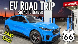 Mustang Mach-E Road Trip on Route 66 - Fireworks on the Fourth of July! (Part 2)