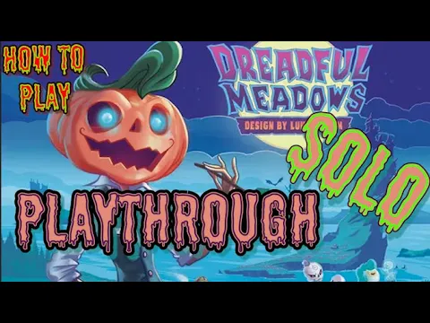 Dreadful Meadows - How to Play + Solo Playthrough - Jack vs Nina