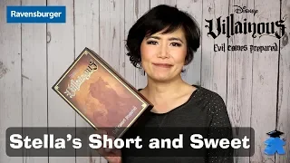 Villainous Evil Comes Prepared Board Game – Stella's Short and Sweet (under 3 minutes)