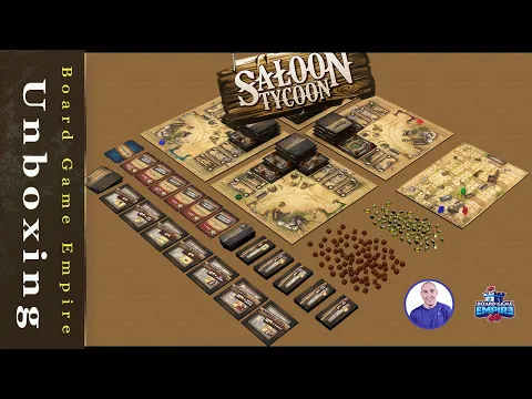 Saloon Tycoon Unboxing - Van Ryder Games