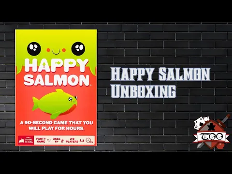 Happy Salmon Board Game Unboxing