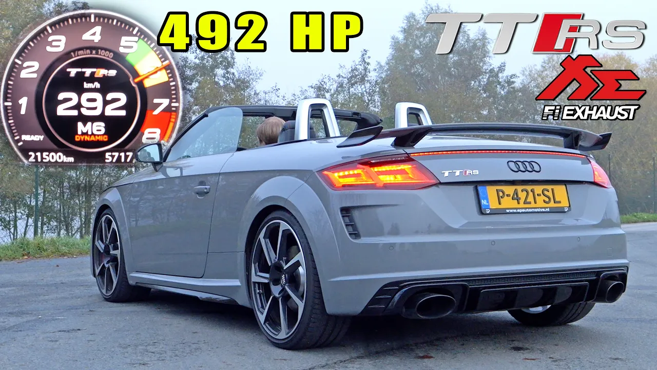 AUDI TT RS | STOCK vs TUNED | 100-200 SOUND & AUTOBAHN POV