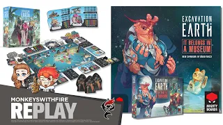 EXCAVATION EARTH: IT BELONGS IN A MUSEUM || MIGHTY BOARDS || BOARD GAME LIVE PLAY