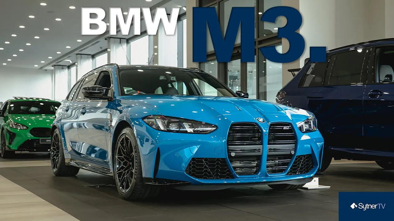 BMW Individual Laguna Seca Blue BMW M3 Touring | Walk around (4K)