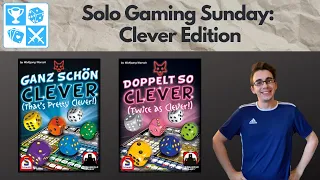 Ganz schön clever and Doppelt so clever [Solo Gaming Sunday: Clever Edition]